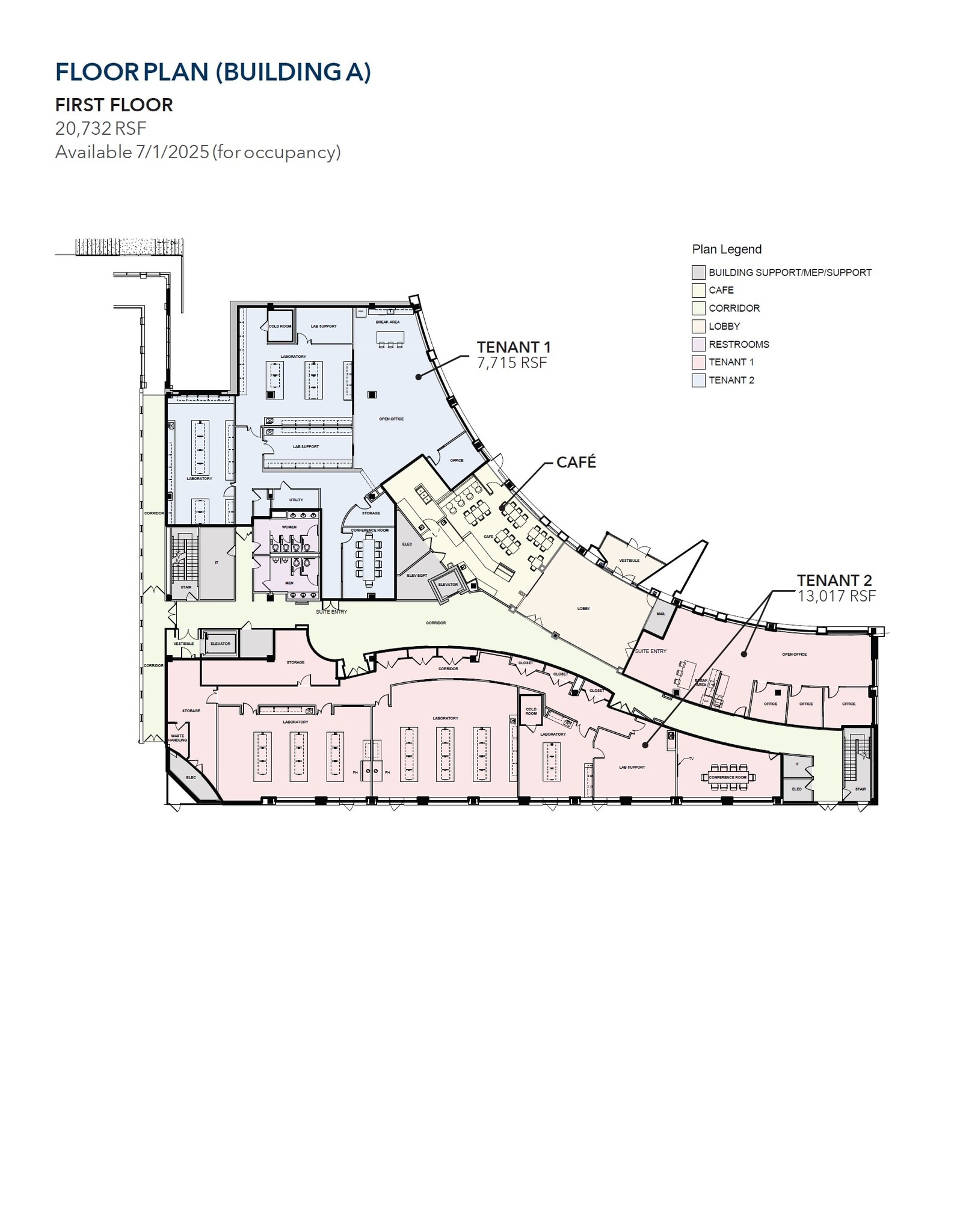 9800 Medical Center Dr, Rockville, MD à louer Plan d’étage– Image 1 sur 1