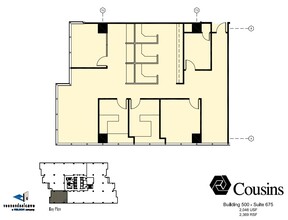 1200 Abernathy Rd NE, Atlanta, GA à louer Plan d’étage– Image 1 sur 1
