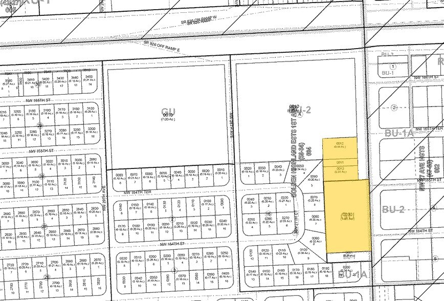16500 NW 27th Ave, Opa Locka, FL à vendre - Plan cadastral – Image 2 sur 3