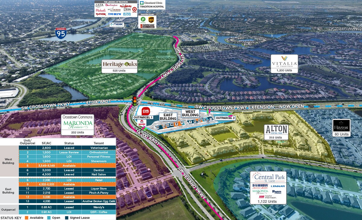 0 Crosstown Pkwy & SW Village Pkwy, Port Saint Lucie, FL à louer Photo principale– Image 1 sur 8