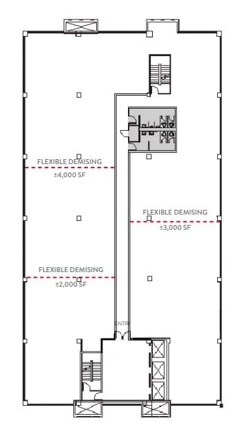 84 West Santa Clara St, San Jose, CA à louer Plan d’étage– Image 1 sur 1