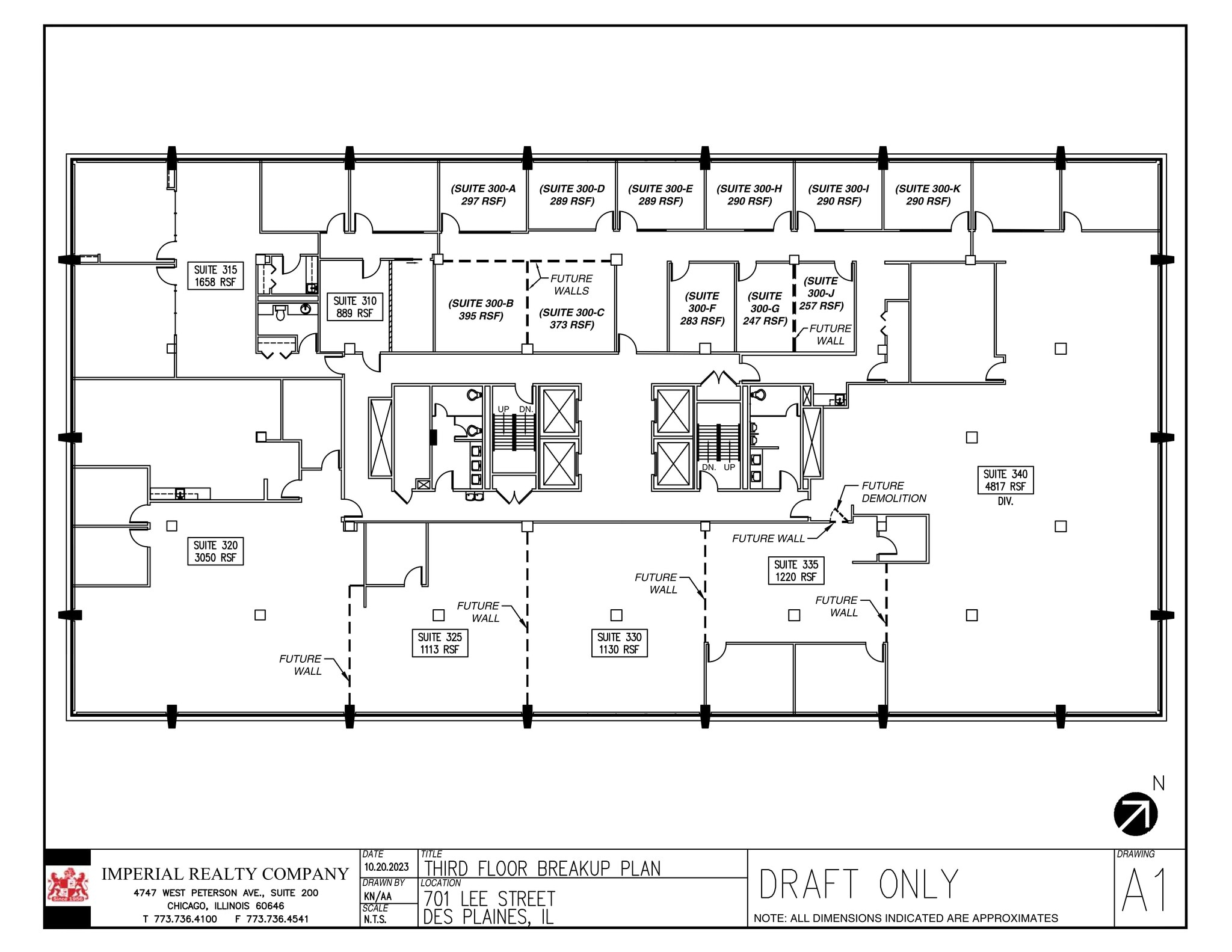 701 Lee St, Des Plaines, IL à louer Plan de site– Image 1 sur 5