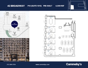 42 Broadway, New York, NY à louer Plan d’étage– Image 1 sur 1
