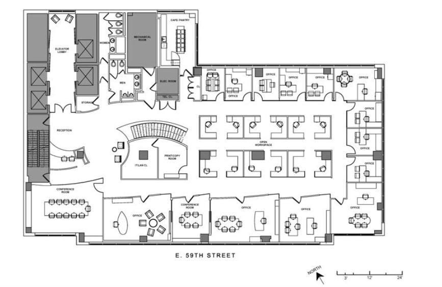 55 E 59th St 10th and 11th Floor Condos portefeuille de 2 biens à vendre sur LoopNet.fr - Plan d’étage – Image 2 sur 3
