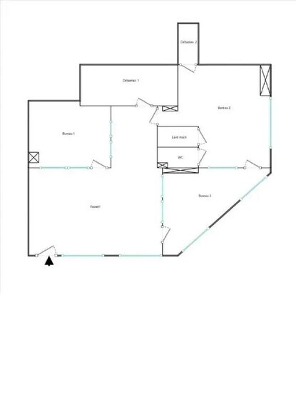 Local commercial dans Lyon à louer - Plan d’étage – Image 2 sur 2