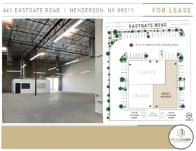 441 Eastgate Rd, Henderson, NV à louer Plan de site– Image 2 sur 4