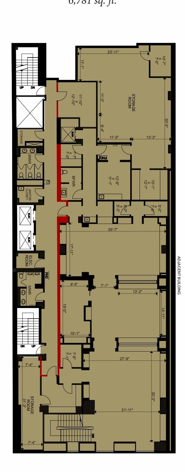 144-146 Bloor St W, Toronto, ON à louer Plan d’étage– Image 1 sur 1