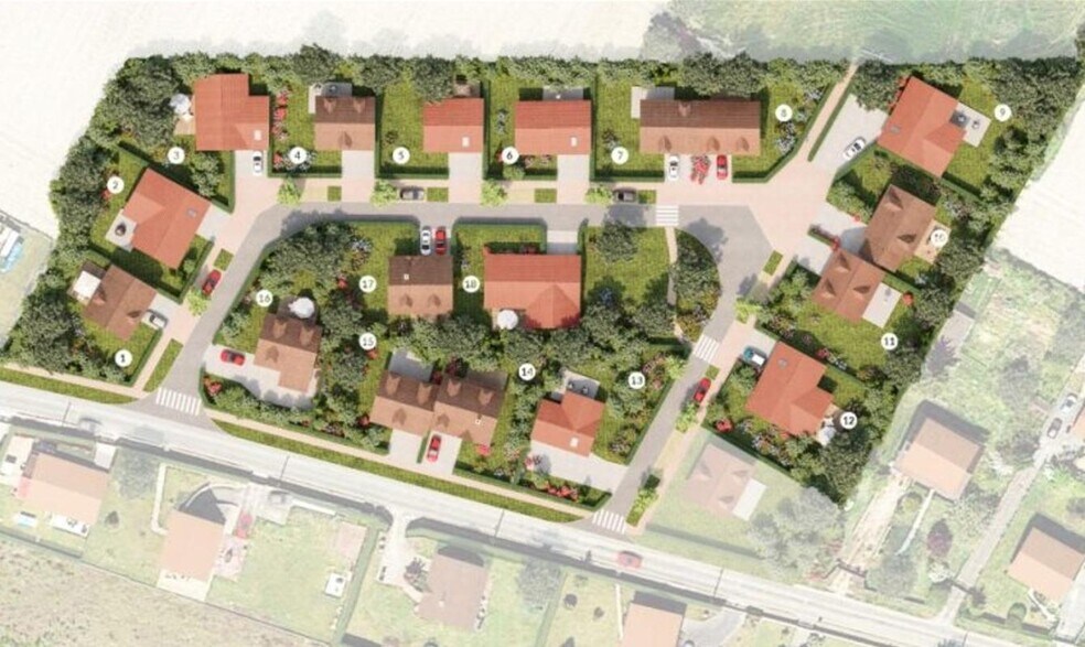 Terrain dans Moret-Loing-et-Orvanne à vendre - Plan de site – Image 1 sur 5