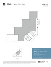 18301 Von Karman Ave, Irvine, CA à louer Plan d’étage– Image 1 sur 1