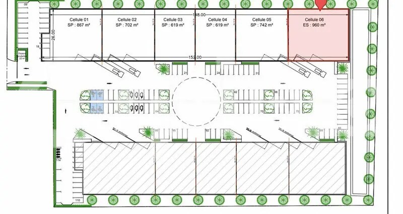 Industriel/Logistique dans Carvin à louer - Plan de site – Image 3 sur 7