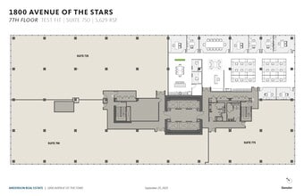 1800 Avenue of the Stars, Los Angeles, CA à louer Plan d’étage– Image 1 sur 1