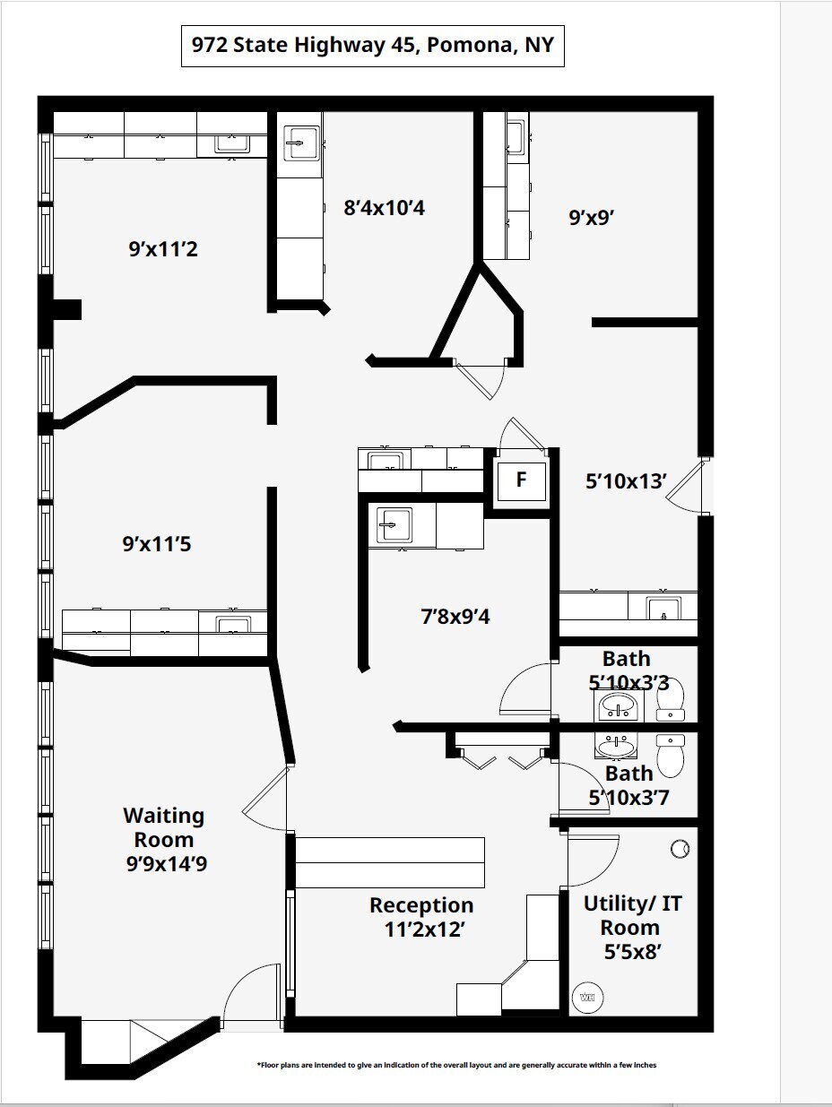 972 Rt 45, Pomona, NY à louer Plan d’étage– Image 1 sur 1