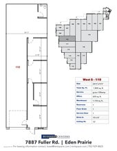 7887 Fuller Rd, Eden Prairie, MN à louer Plan de site– Image 1 sur 1