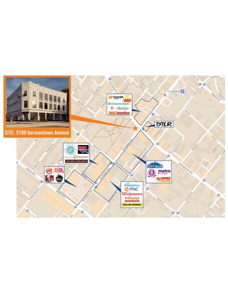 5700-5704 Germantown Ave, Philadelphia, PA à louer - Photo de l’immeuble – Image 3 sur 4