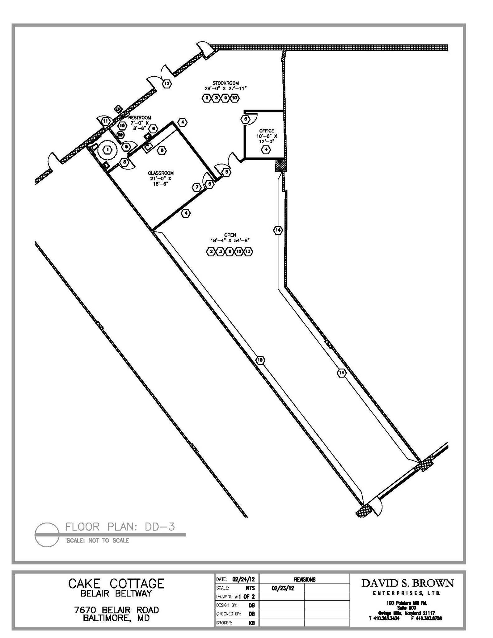 7600-7702 Belair Rd, Nottingham, MD à louer Plan d’étage– Image 1 sur 1