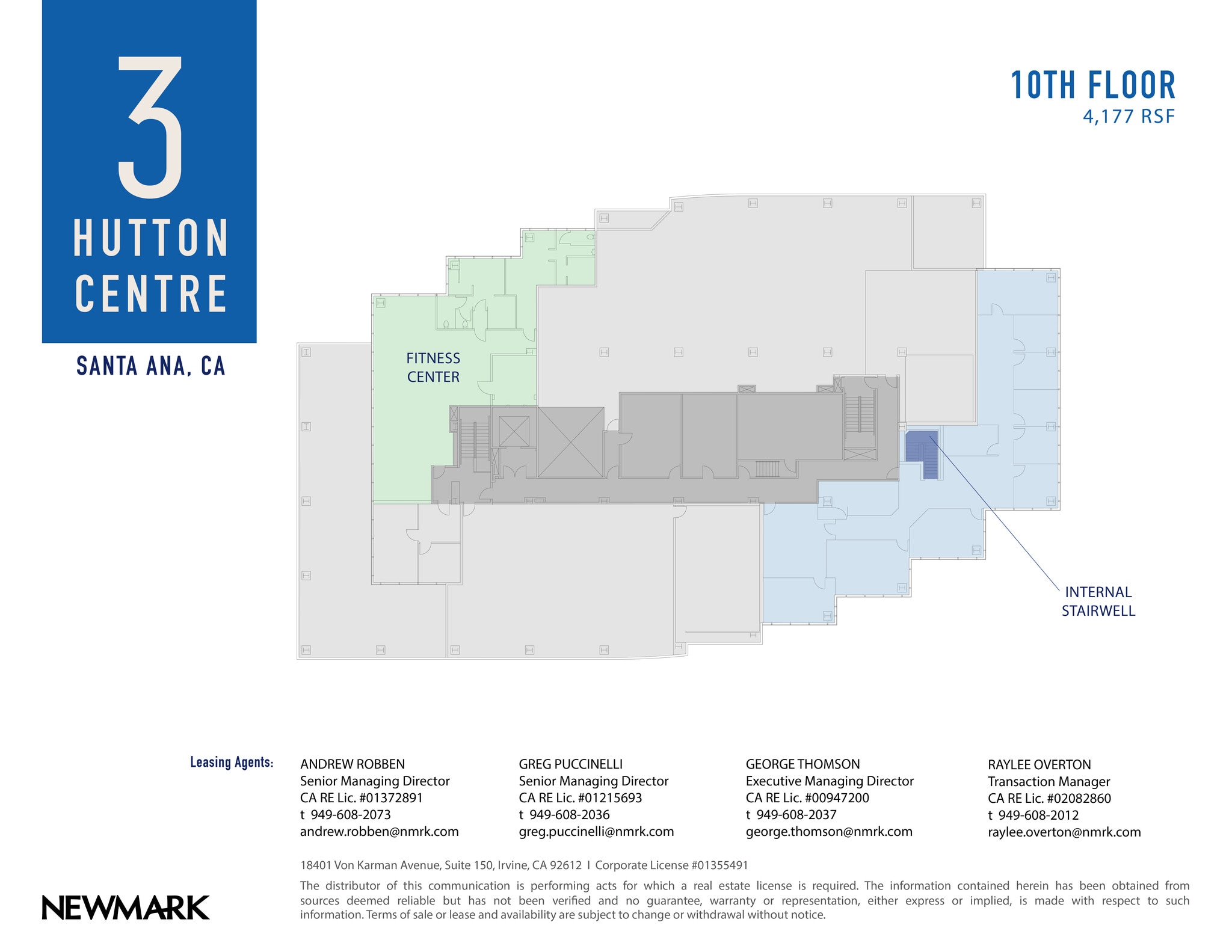 3 Hutton Centre Dr, Santa Ana, CA à louer Plan d’étage– Image 1 sur 2