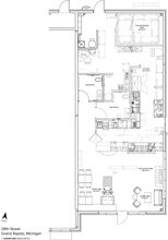 5551-5549 28th St SE, Grand Rapids, MI à louer Plan d’étage– Image 2 sur 5