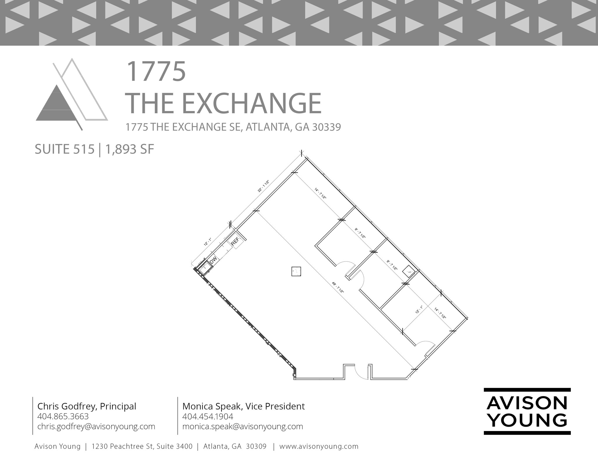 1775 The Exchange SE, Atlanta, GA à louer Plan d’étage– Image 1 sur 1