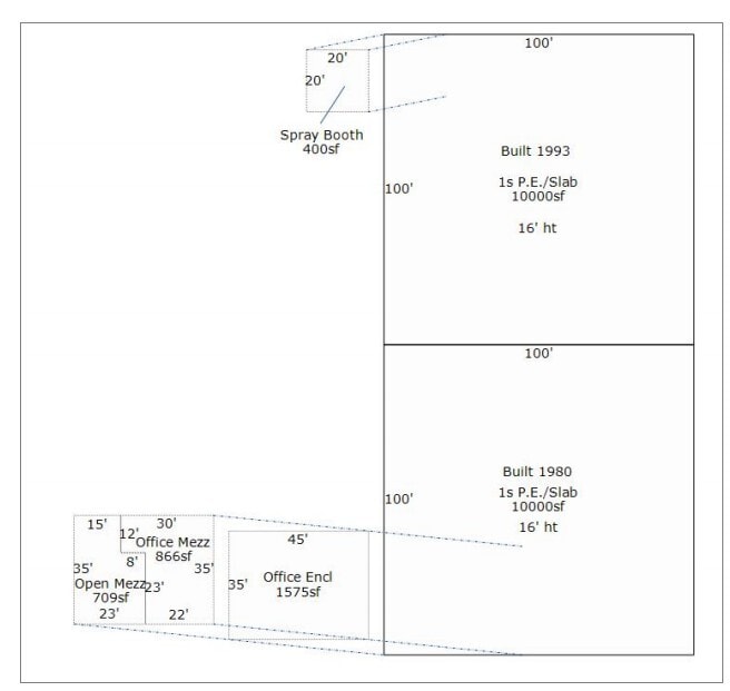 1850 Cofrin Dr, Green Bay, WI à louer Plan d’étage– Image 1 sur 1