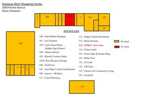 1030 Forrest Ave, Dover, DE à louer Plan de site– Image 1 sur 6