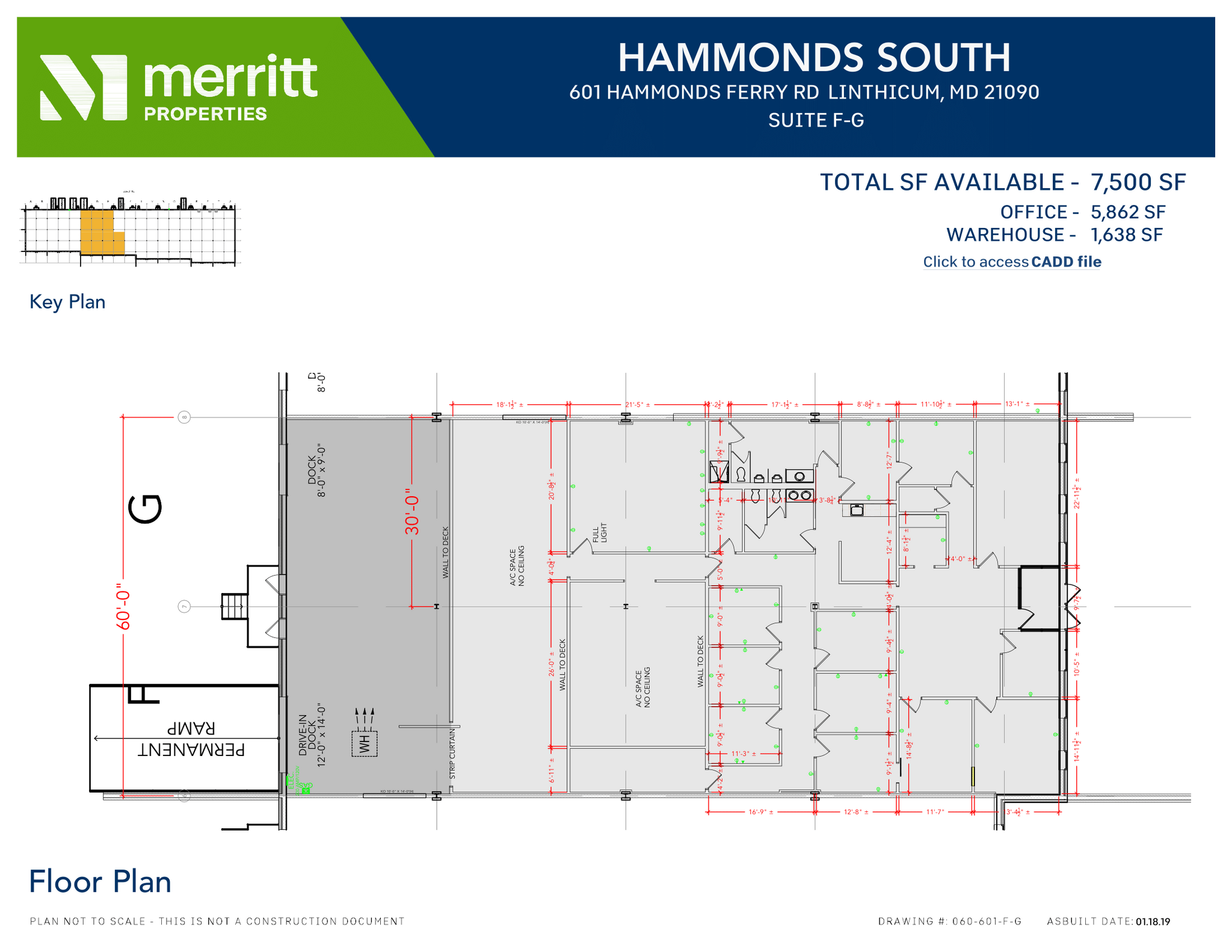 611 Hammonds Ferry Rd, Linthicum, MD à louer Plan d’étage– Image 1 sur 1