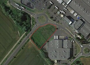 COURNON-D'AUVERGNE - Vue aérienne vue de carte