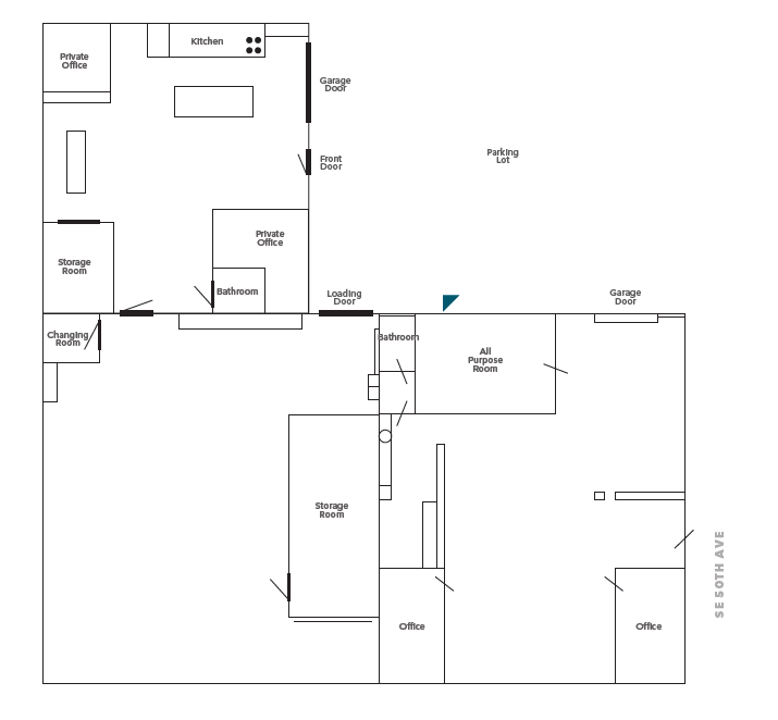 2335 SE 50th Ave, Portland, OR à louer Plan d’étage– Image 1 sur 1