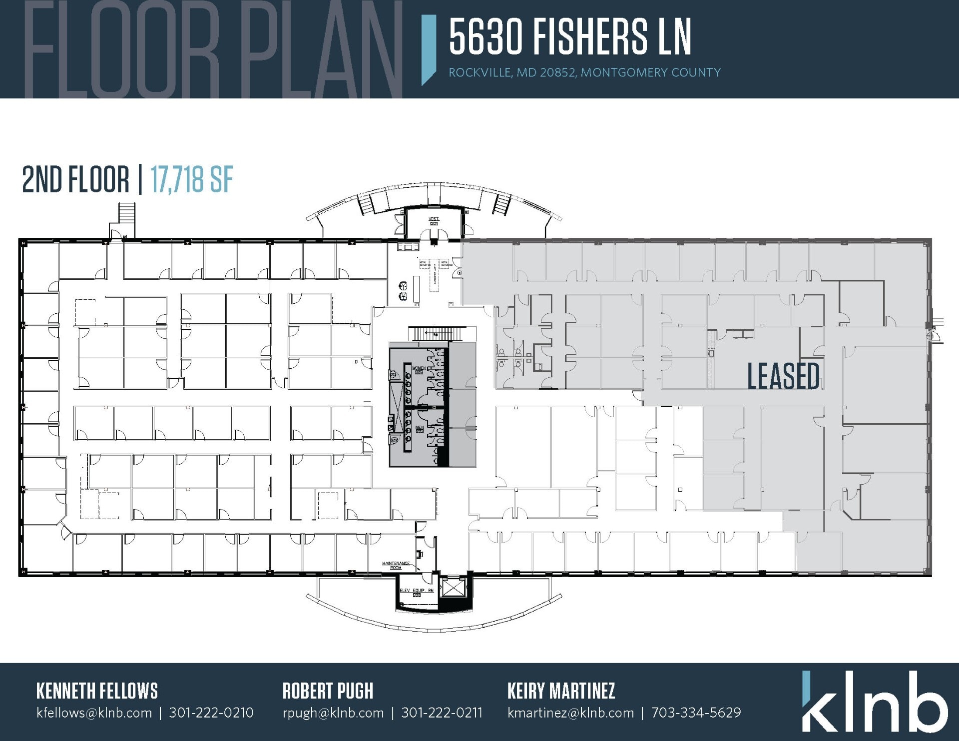 5630 Fishers Ln, Rockville, MD à louer Plan d’étage– Image 1 sur 1