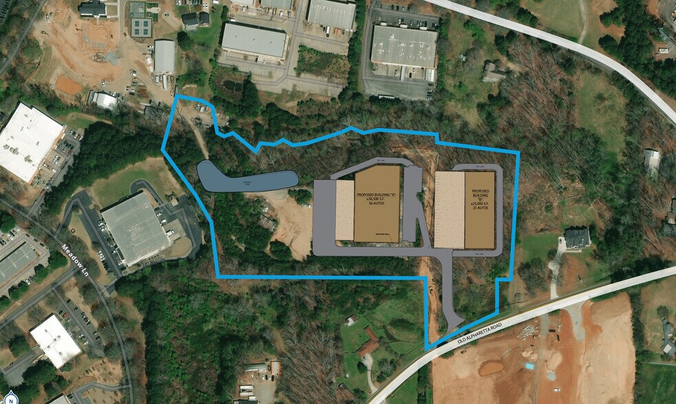 690 Old Alpharetta Rd, Cumming, GA à vendre - Plan de site – Image 2 sur 2
