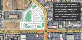 Plus de détails pour Herndon, Fresno, CA - Terrain à louer