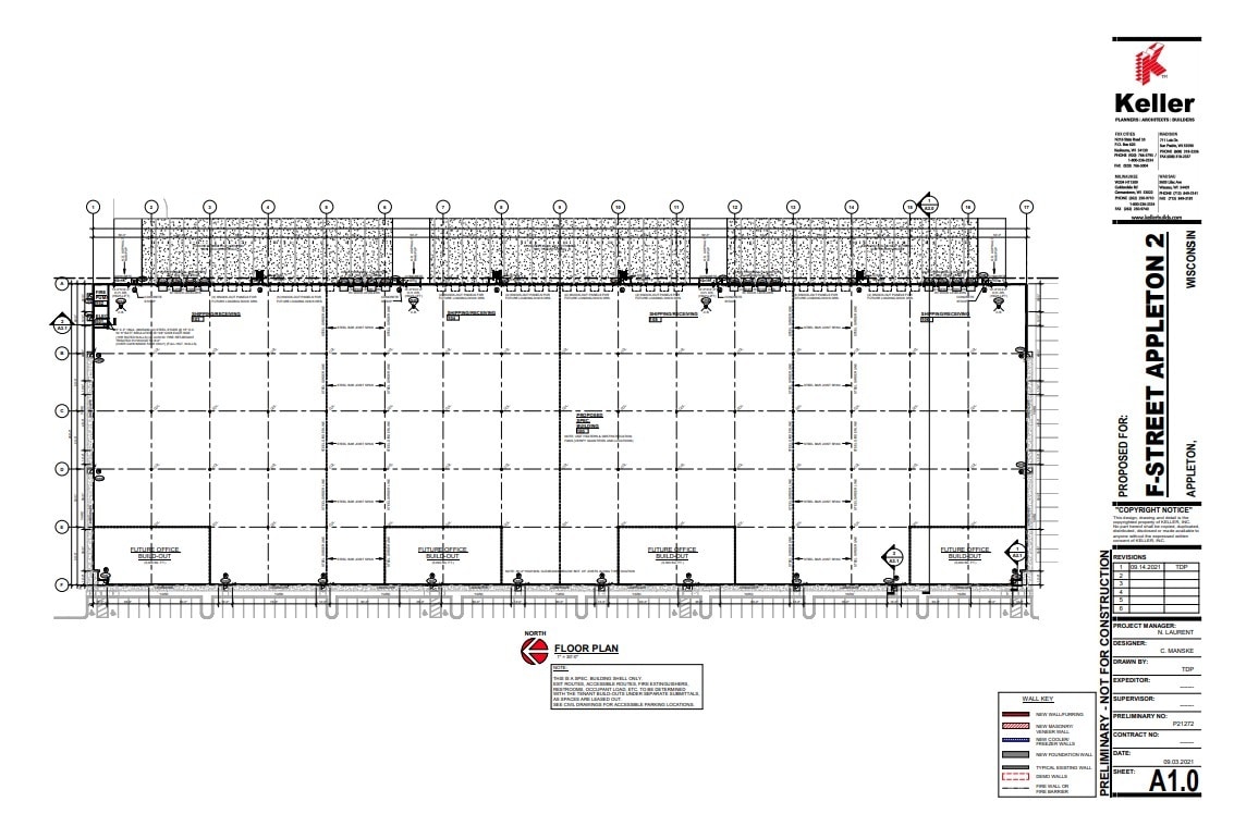 3725 E Milis Dr, Appleton, WI à louer Plan d’étage– Image 1 sur 2
