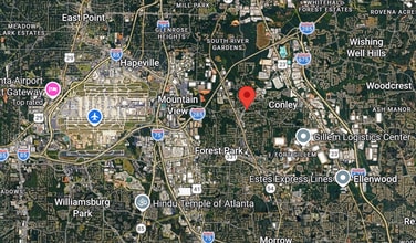 4170 Thurman Dr, Forest Park, GA - Vue aérienne vue de carte