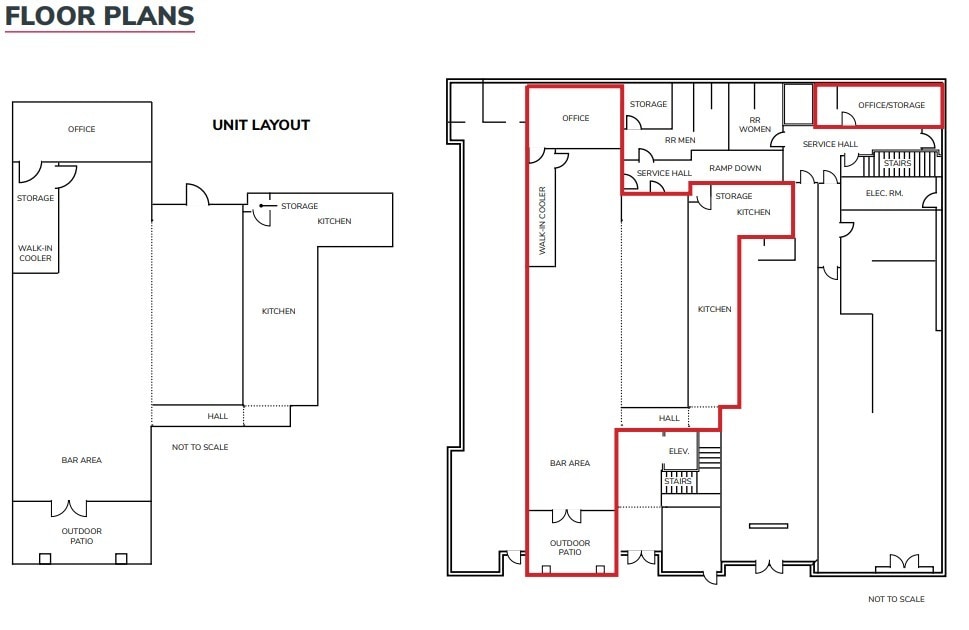 634 Broadway, San Diego, CA à louer Plan d’étage– Image 1 sur 1