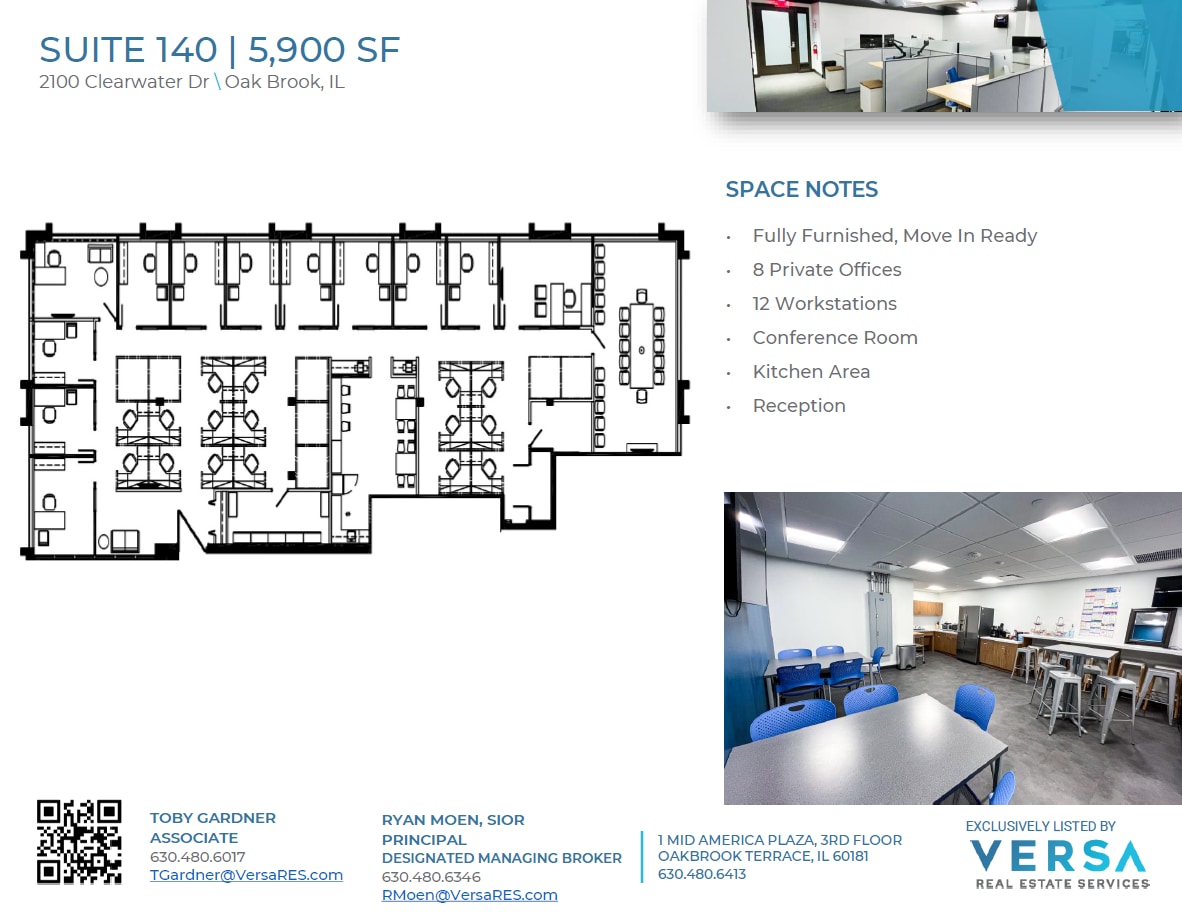 2100 Clearwater Dr, Oak Brook, IL à vendre Plan d’étage– Image 1 sur 6