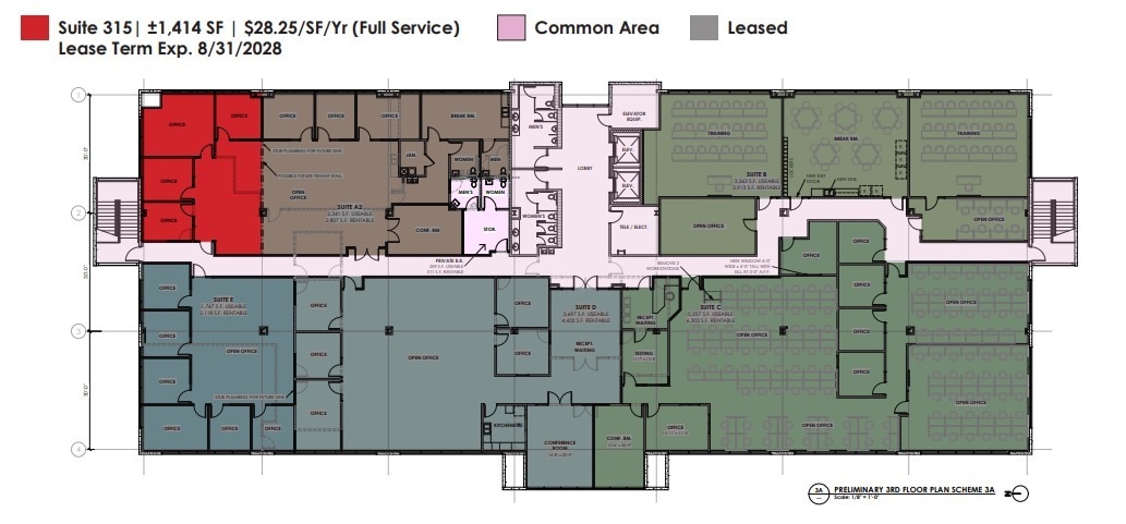 971 N Gilbert Rd, Gilbert, AZ à louer Plan d’étage– Image 1 sur 1