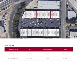 18231-18259 Mount Baldy Cir, Fountain Valley, CA à louer Plan de site– Image 2 sur 2