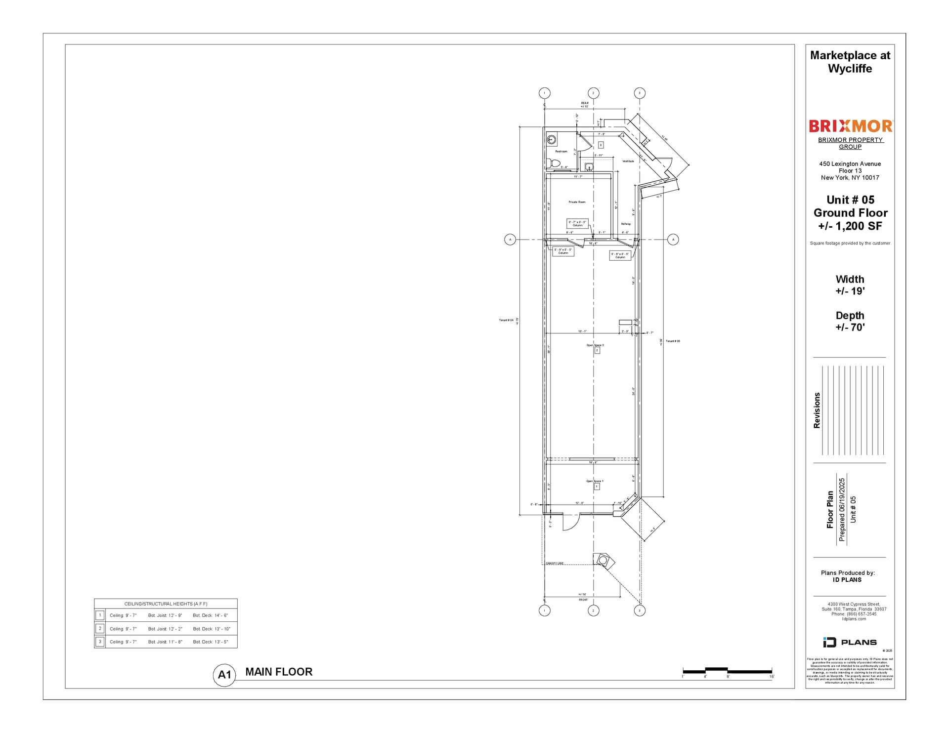 4075-4125 State Road 7, Lake Worth, FL à louer Plan d’étage– Image 1 sur 1