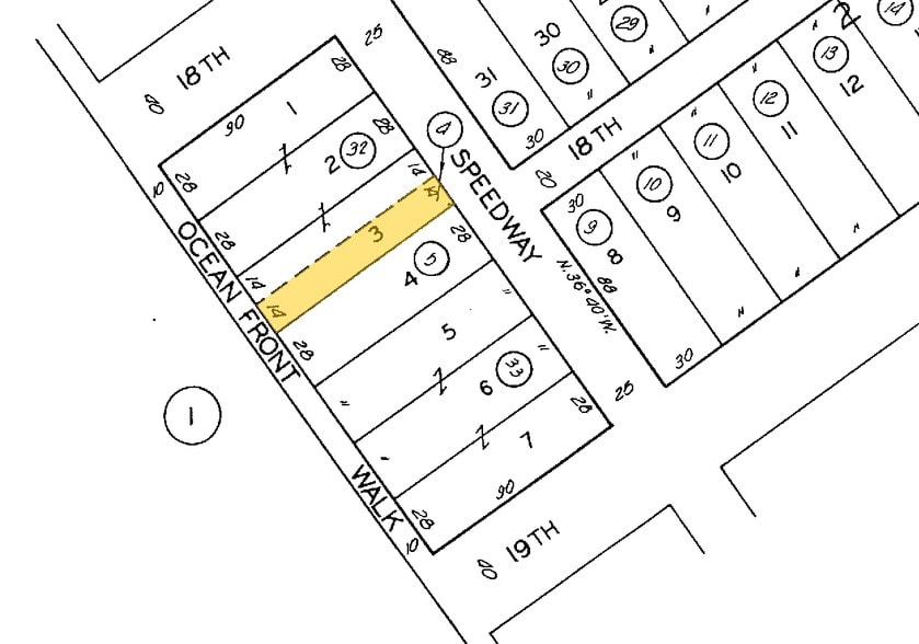 1809 Ocean Front Walk, Venice, CA à louer - Plan cadastral – Image 2 sur 9