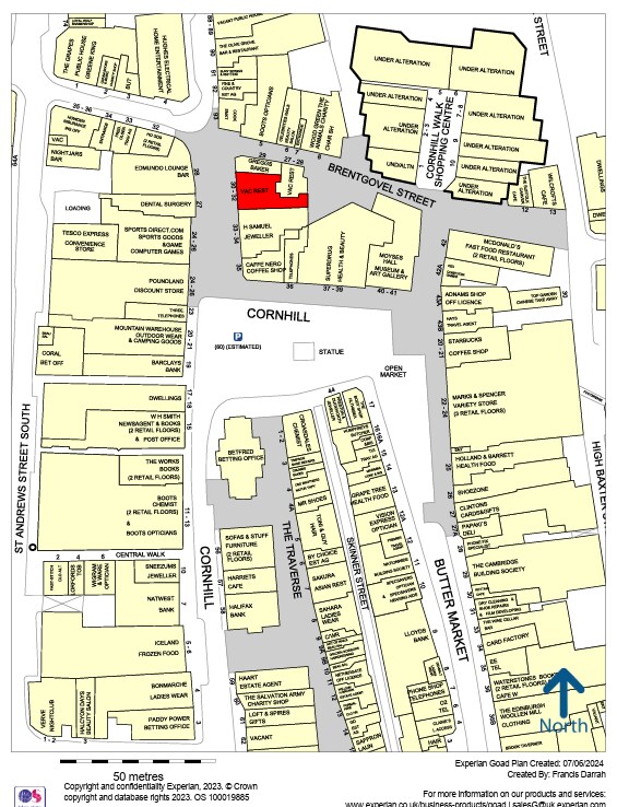 30-31 Cornhill, Bury St Edmunds à louer Plan de site– Image 1 sur 1