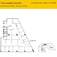 3500 Piedmont Rd NE, Atlanta, GA à louer Plan d’étage– Image 1 sur 1