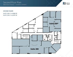 5860 Owens Ave, Carlsbad, CA à louer Plan d’étage– Image 1 sur 1