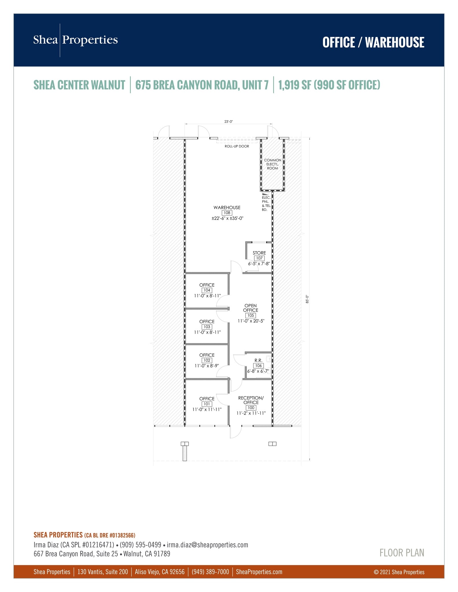 657-727 Brea Canyon Rd, Walnut, CA à louer Plan de site– Image 1 sur 1