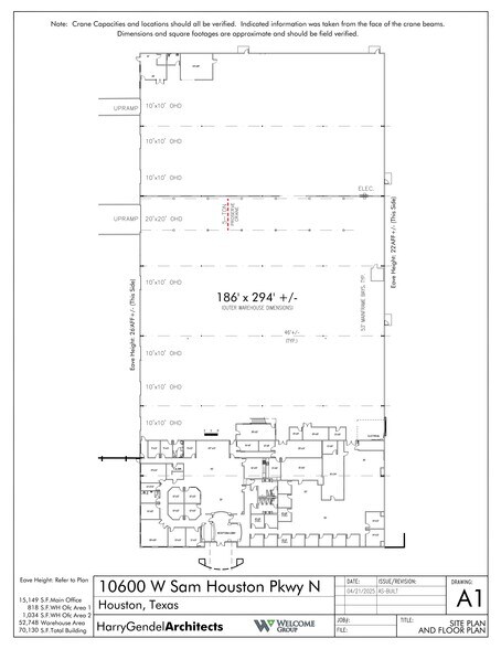10600 W Sam Houston Pky N, Houston, TX à louer - Plan de site – Image 3 sur 3