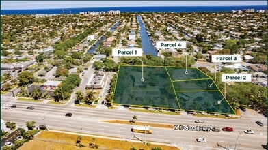4800 N Federal Hwy, Lighthouse Point, FL - VUE AÉRIENNE  vue de carte - Image1