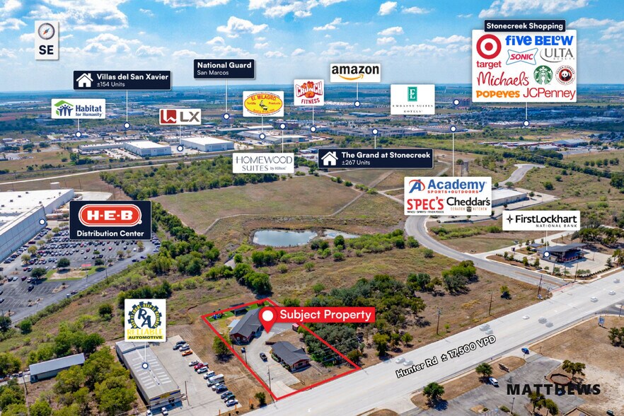 2411 Hunter Rd, San Marcos, TX à vendre - Photo de l’immeuble – Image 3 sur 3