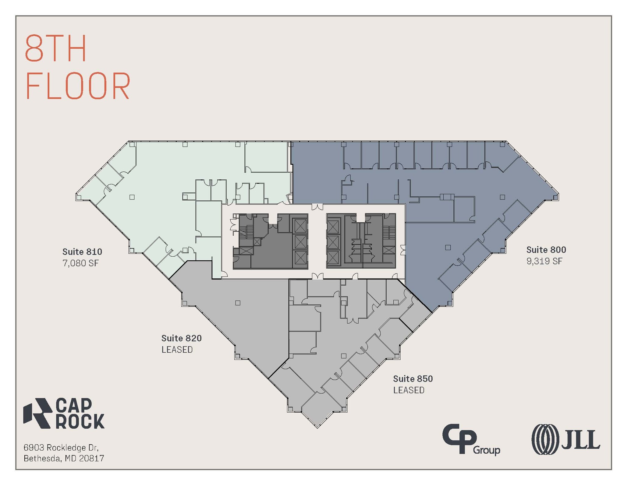 6903 Rockledge Dr, Bethesda, MD à louer Plan d’étage– Image 1 sur 1