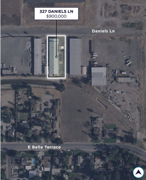 327 Daniels Ln, Bakersfield, CA à vendre - Aérien – Image 3 sur 4