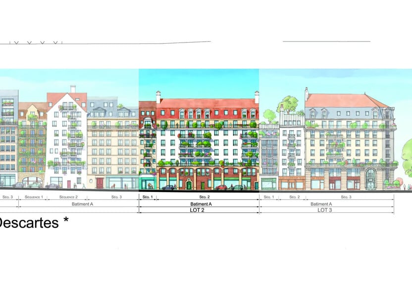 81 Avenue Descartes, Le Blanc-Mesnil à louer - Photo de l’immeuble – Image 2 sur 4