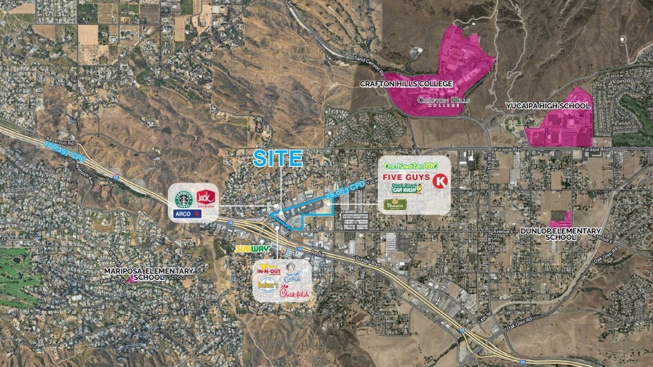 31555 Yucaipa, Yucaipa, CA à louer - Aérien – Image 3 sur 5