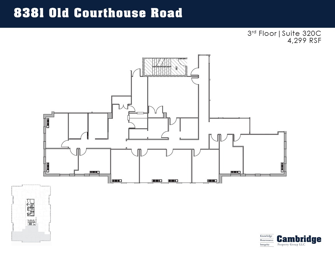 8381 Old Courthouse Rd, Vienna, VA à louer Plan d’étage– Image 1 sur 1